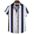 Roupas Masculinas Listras Simples 3d Camisa Havaiana Homens Roupas Soltas - loja online