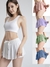 Imagem do Sem costura leggings mulheres esporte fino shorts justos de fitness cintura alta