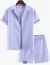 Roupas Masculinas Listras Simples 3d Camisa Havaiana Homens Roupas Soltas na internet
