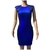 Imagem do Mini vestido sexy com bainha feminina, sem mangas, pacote quadril.