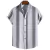 Roupas Masculinas Listras Simples 3d Camisa Havaiana Homens Roupas Soltas