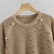 Camisola Outono Inverno Malha Tricô Camisolas Moda Feminina - comprar online