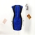 Mini vestido sexy com bainha feminina, sem mangas, pacote quadril. - Estilo chic