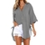 Moda casual elegante de streetwear feminino, camisas soltas, roupa confortável, - Estilo chic