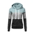 Camisola de manga comprida com capuz Slim de cor sólida feminina Polar com capu - Estilo chic