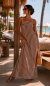 Vestido longo em listras vertical - comprar online
