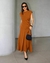 Saia midi em crepe - comprar online