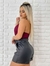 Short couro Fake com cinto - comprar online