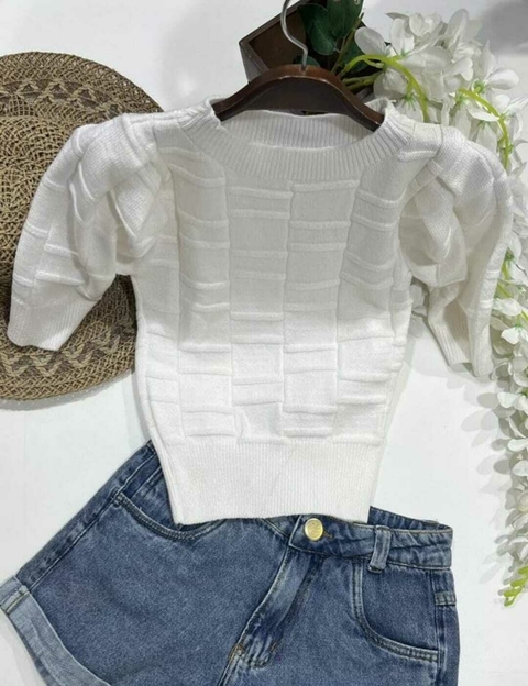 Cropped Modal Manga curto