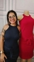 Vestido Canelado Com Faixa de Amarrar e Fenda nas Laterais na internet