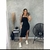 Vestido Feminino Mídi Tomara Que Caia Com Fenda Moda - comprar online