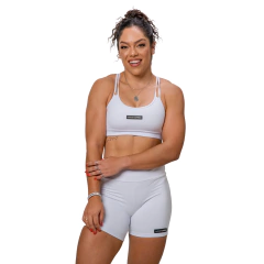 SHORTS EMPINA BUMBUM BRANCO EMANA
