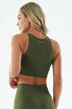 Top Livia Verde Militar - comprar online