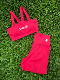 Conjunto Vírus - Vermelho