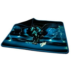 KIT Gaming 4 en 1 NGC-PEGASUS Audifonos LED Teclado 104 Botones Mouse 3 Botones 1000 DPI MousePad Color Azul - The History Comics