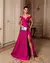 Vestido C/ Fenda Várias Cores Modelo Ombro À Ombro 1192