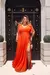Vestido Festa Lurex De Amarrar Plus Size Modelo 1078P - comprar online