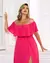 Vestido Ombro A Ombro Brilho 46 Ao 50 Plus Size Cores 1064P - Moda4Dress