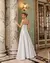 Vestido Zibeline Madrinha Branco Azul Royal Rose Marsala 1191