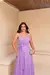 Vestido Lurex Decote V Godê Plissado na internet