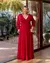 Vestido Festa Madrinha Formatura Marsala Ou Coral Plus Size 1180P - loja online