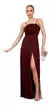 Vestido Festa Longo Lurex Rosé Marsala Ou Branco Brilho 1142 - comprar online