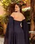 Vestido Mousseline Com Véu Nos Ombros Várias Cores 1211 - comprar online