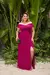 Vestido Festa Ombro À Ombro Marsala Serenity Rosé P Até Plus 1197P - comprar online
