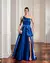 Vestido Zibeline Um Ombro Princesa Debutante Cores 1207 Glow