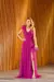 Vestido Festa Um Ombro Até Plus Size Nude Coral Marsala
