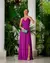 Vestido Mousseline Alcinha Laço 1050