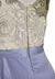 Vestido Dourado Branco Serenity Lilas Violeta Rendas E Tule
