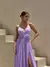 Imagem do Vestido Longo Decote V Decote X Nas Costas Lindo 1202