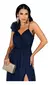 Vestido Festa Um Ombro Até Plus Size Nude Coral Marsala - loja online
