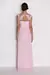 Vestido Madrinha Festa Bordado Longo Rosa Claro - Moda4Dress