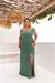 Vestido Festa Ombro À Ombro Marsala Serenity Rosé P Até Plus 1197P - Moda4Dress