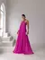 Vestido Fenda Formatura Madrinha Coral Serenity Marsala 1208 - Moda4Dress