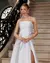 Vestido Festa Madrinha Mãe Noiva Marsala Grafite Longo 1206 - loja online