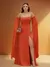 Vestido Mousseline Com Véu Nos Ombros Várias Cores 1211 - Moda4Dress