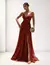 Vestido Longo Decote V Decote X Nas Costas Lindo 1202 - loja online