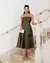 Vestido Midi Festa Convidada Lindo Em Zibeline 1199 na internet