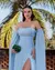 Vestido Mousseline Com Véu Nos Ombros Várias Cores 1211 - Moda4Dress