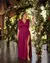 Vestido Festa Lurex De Amarrar Plus Size Modelo 1078P - Moda4Dress