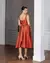 Vestido Acetinado Midi Casamento Civil Noiva Branco 1203 na internet
