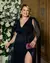 Vestido Lurex Festa Manga Longa Plus Size Do 46 Ao 50 1130P - comprar online