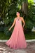 Vestido Fenda Formatura Madrinha Coral Serenity Marsala 1208 - loja online