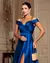 Vestido C/ Fenda Várias Cores Modelo Ombro À Ombro 1192 - Moda4Dress