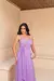 Vestido Lurex Decote V Godê Plissado - loja online