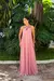 Vestido Fenda Formatura Madrinha Coral Serenity Marsala 1208 na internet