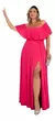 Vestido Ombro A Ombro Brilho 46 Ao 50 Plus Size Cores 1064P na internet